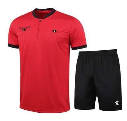 Set Arbitro Camiseta m/c y Short K15Z225 Red Black
