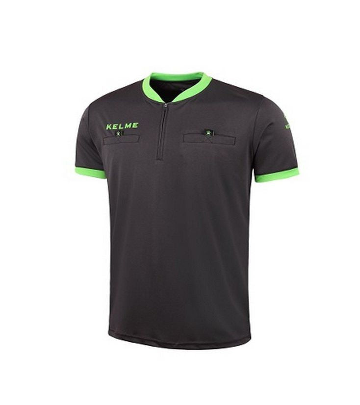 Set Arbitro Camiseta m/c y Short K15Z225  Black Neon Green