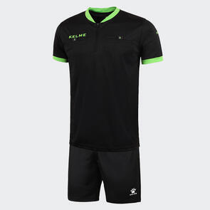 Set Arbitro Camiseta m/c y Short K15Z225  Black Neon Green