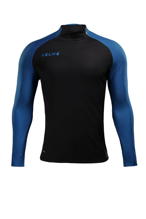 Buzo medio cierre 3871301-020 Black  Neon Blue