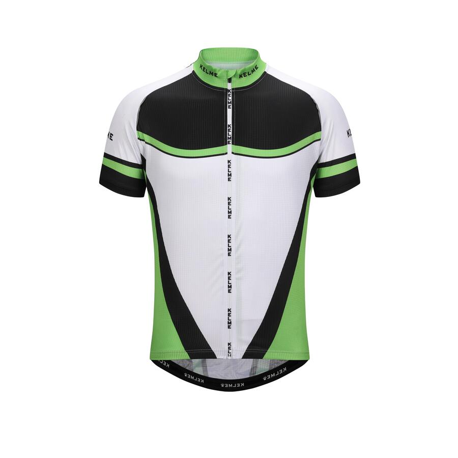 Camiseta de Ciclismo K15Z704-127 White Neon Green