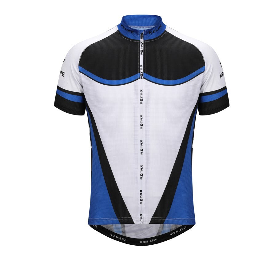 Camiseta de Ciclismo K15Z704-104 White Royal Blue