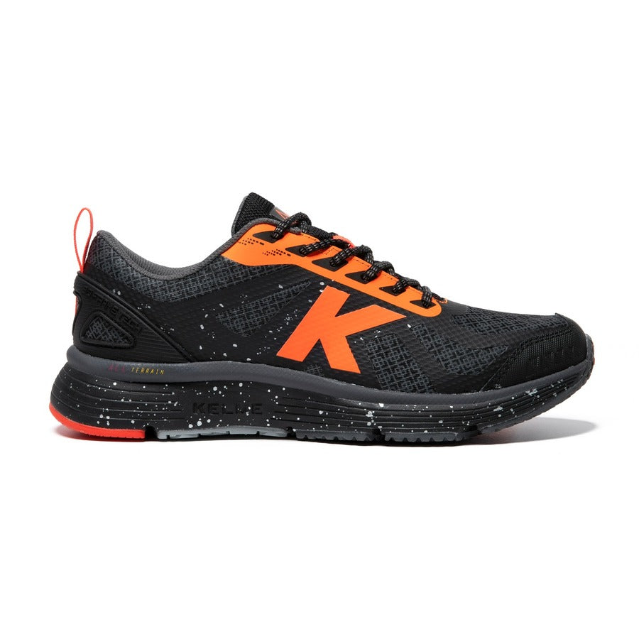 Calzado Running Cushion Trail Black Orange 46955