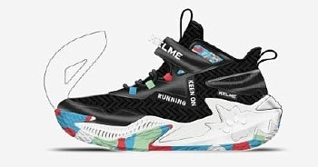 Calzado de Basketball 8321LX3131 Black rainbow